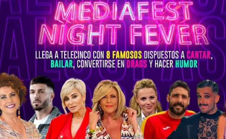 Ocho famosos  compiten en 'Mediafest Night Fever'