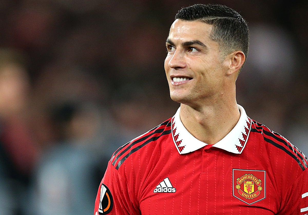 Cristiano Ronaldo, en un partido del United