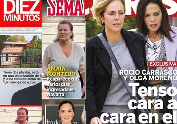 Las imágenes de la salida de Amaia Montero tras un mes ingresada protagonizan las revistas de esta semana