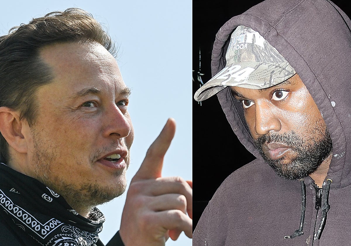 Elon Musk y Kanye Wets
