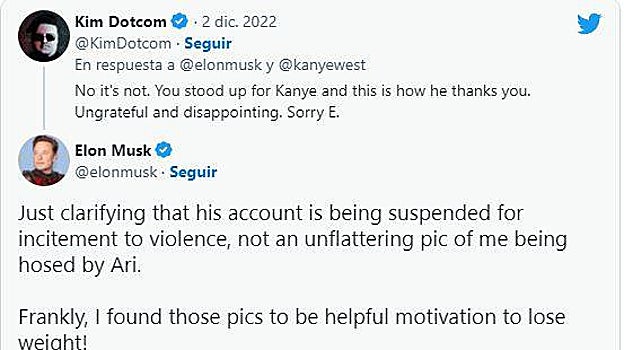 El ataque racista de Kanye West a Elon Musk tras expulsarle de Twitter