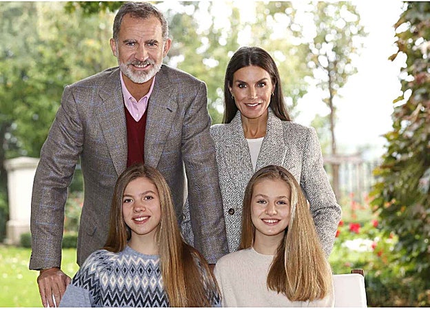 La Familia Real al completo