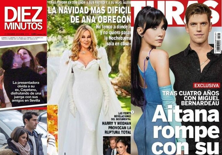 Esta semana las revistas anuncian el fin de la relación de Aitana y Miguel Bernardeau