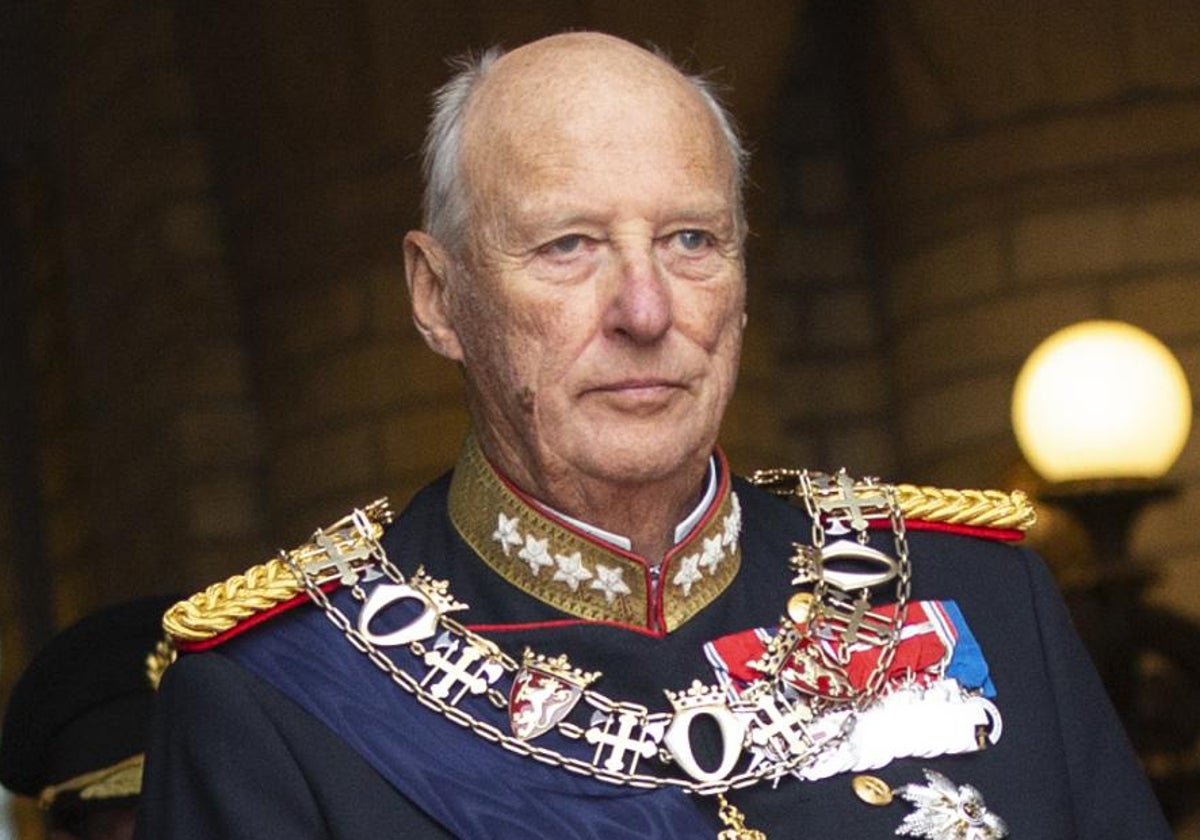 El Rey Harald de Noruega ingresa en el hospital por una infección