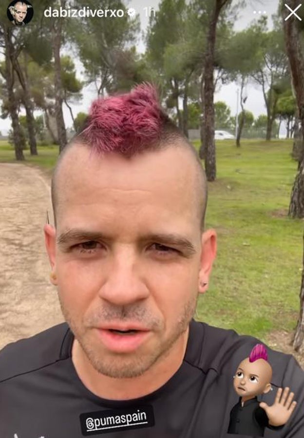 Dabiz Muñoz con su nuevo color de pelo