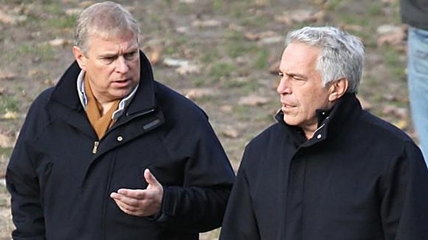 El príncipe Andrés con Jeffrey Epstein