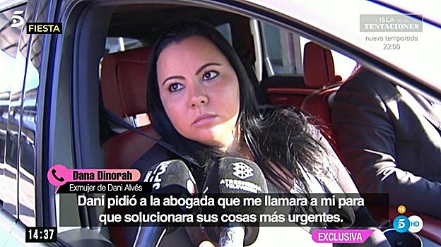 La defensa de la exmujer de Dani Alves: «Haré lo que haga falta para ayudarle»