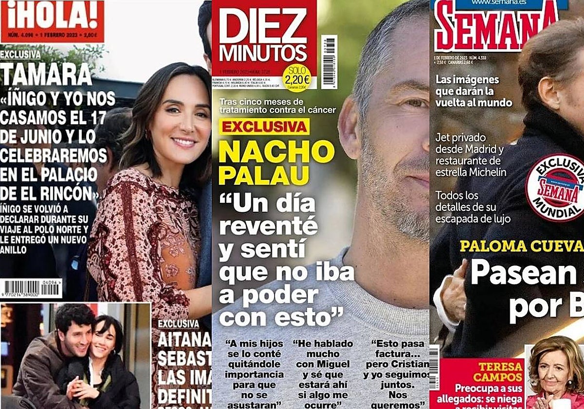 Portada de las revistas del corazón de hoy miércoles