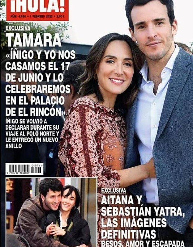 Las revistas de esta semana anuncian el compromiso de Tamara Falcó y el romance de Paloma Cuevas y Luis Miguel