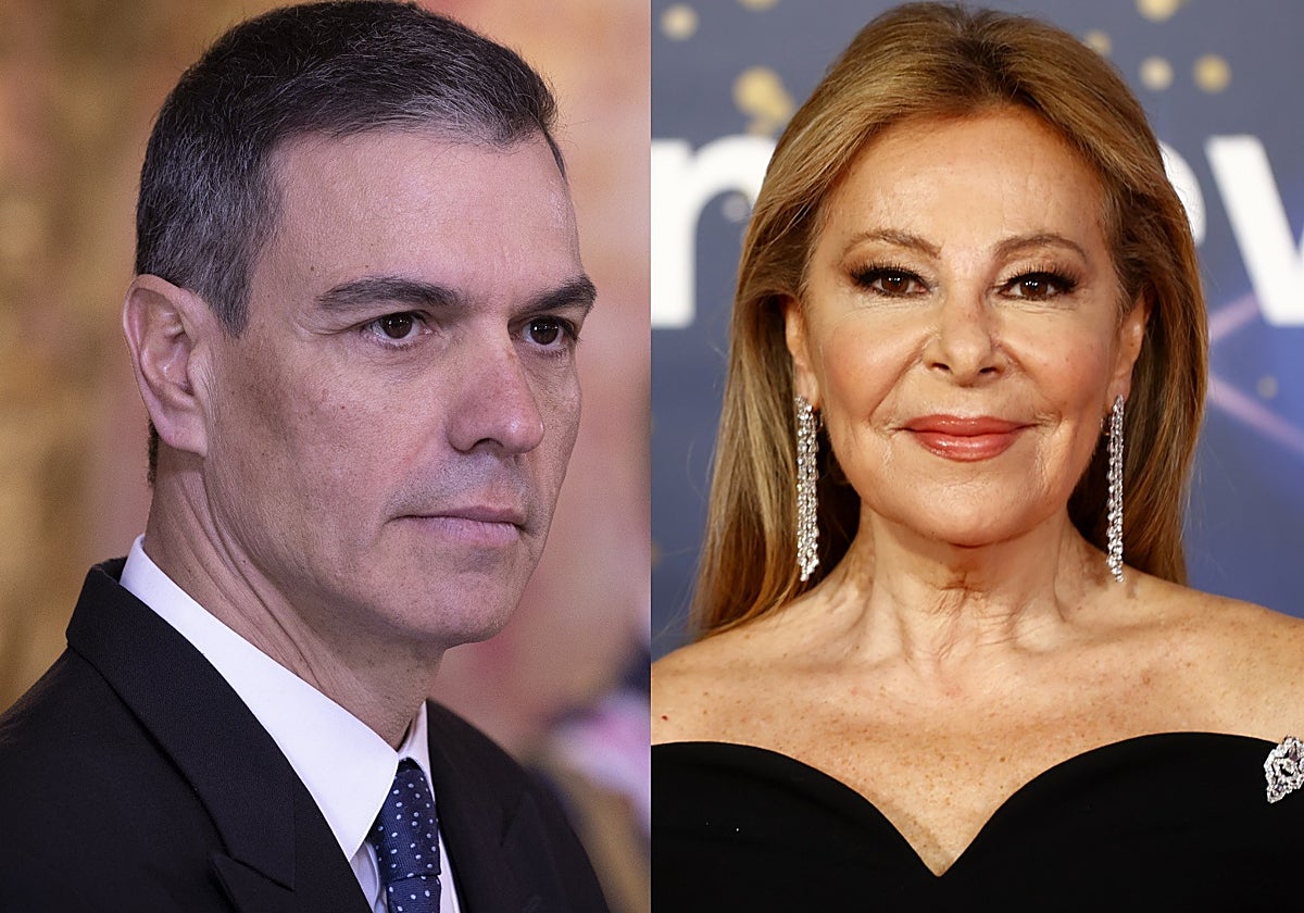 Pedro Sánchez y Ana Obregón