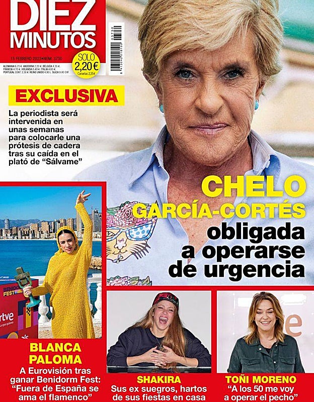 La historia de amor de Amelia Bono y Manuel Martos y la operación de urgencia de Chelo García Cortés: las revistas de esta semana