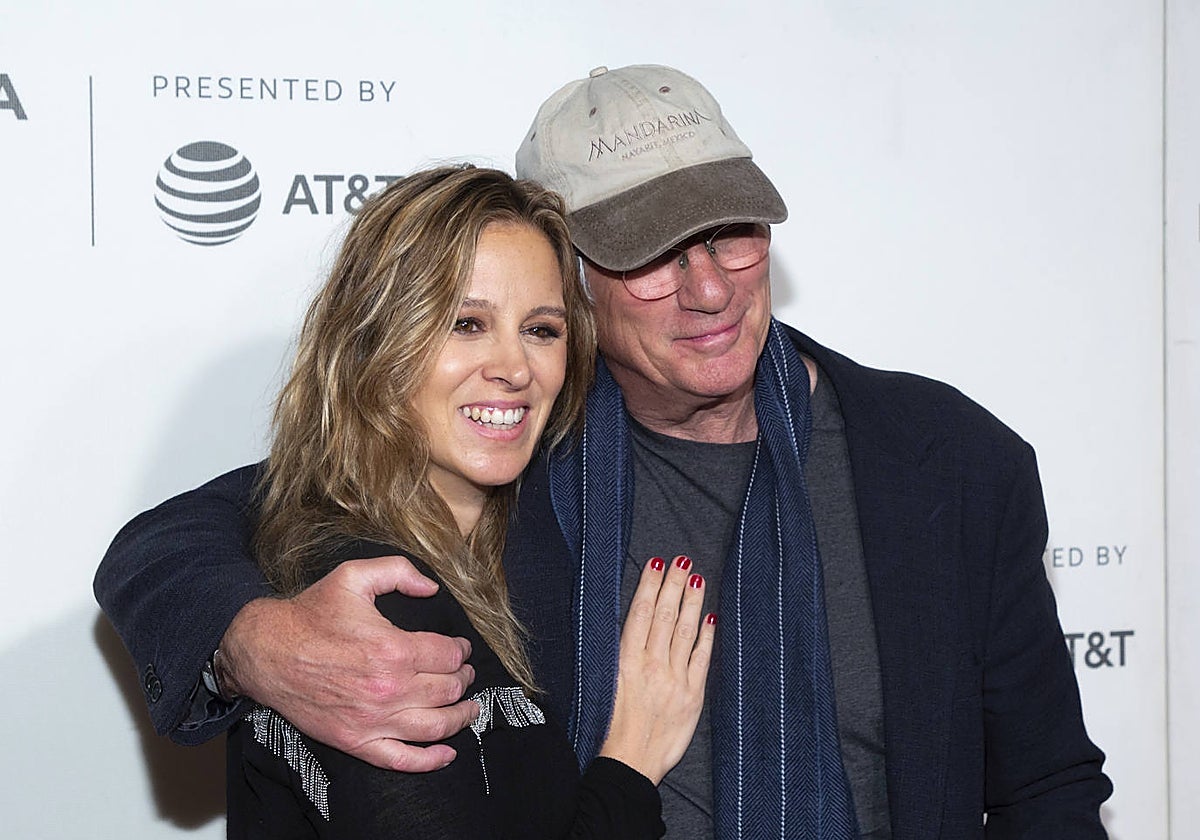 Richard Gere y su pareja, Alejandra Silva