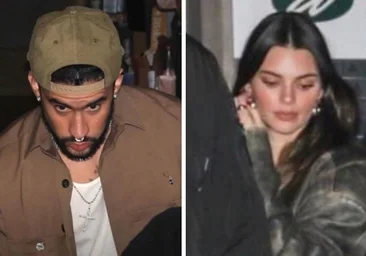 Kendall Jenner y Bad Bunny, vistos juntos saliendo de un restaurante tras  una cita doble