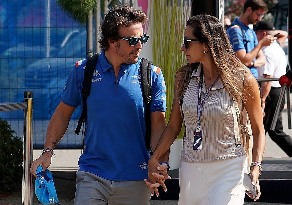 Fernando Alonso y Andrea Schlager