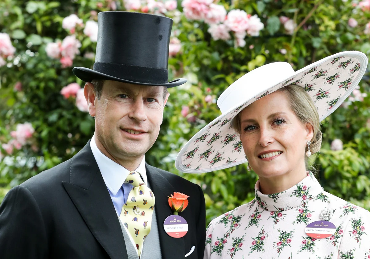 El Príncipe Eduardo y su mujer, Sophie
