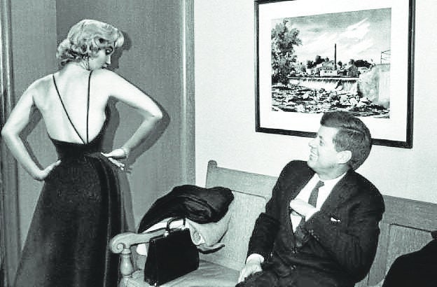 Marilyn Monroe y John Kennedy