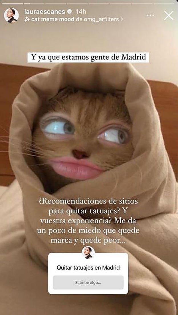 Laura Escanes pide ayuda para borrar a Risto Mejide de su cuerpo