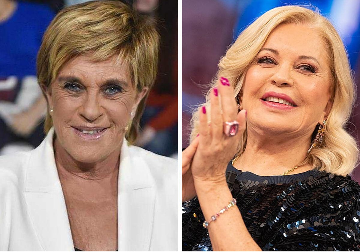 Chelo García-Cortés y Barbara Rey