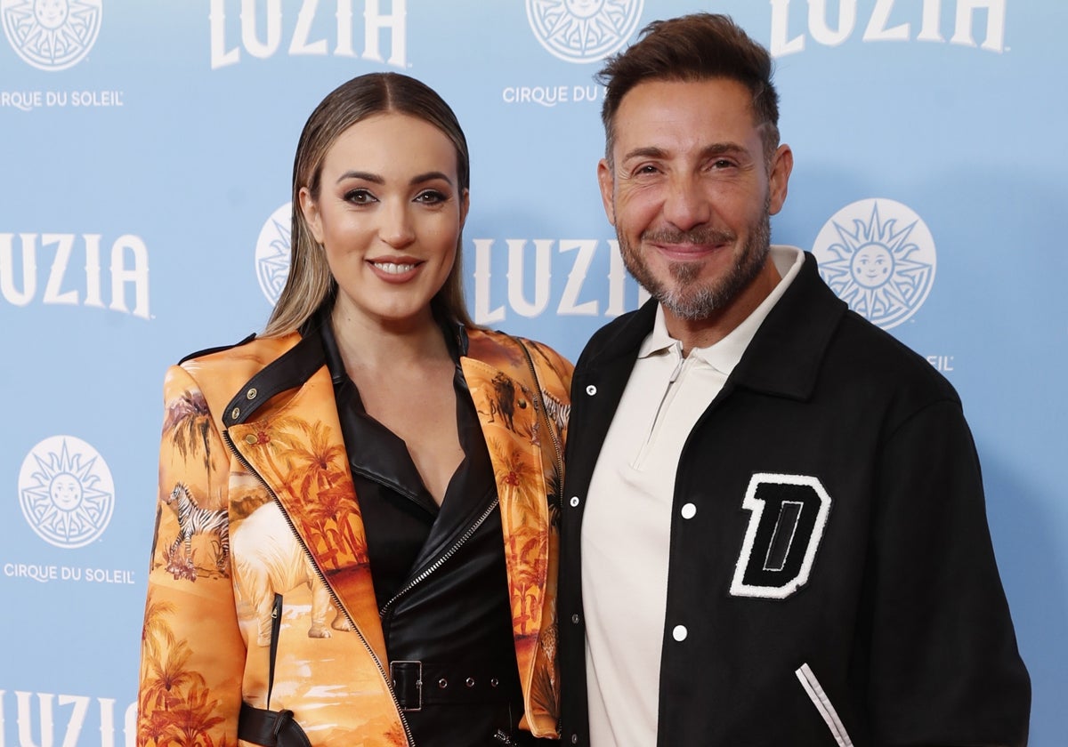 Marta Riesco y Antonio David Flores en el 'photocall' de Luzia: Circo del Sol in Madrid