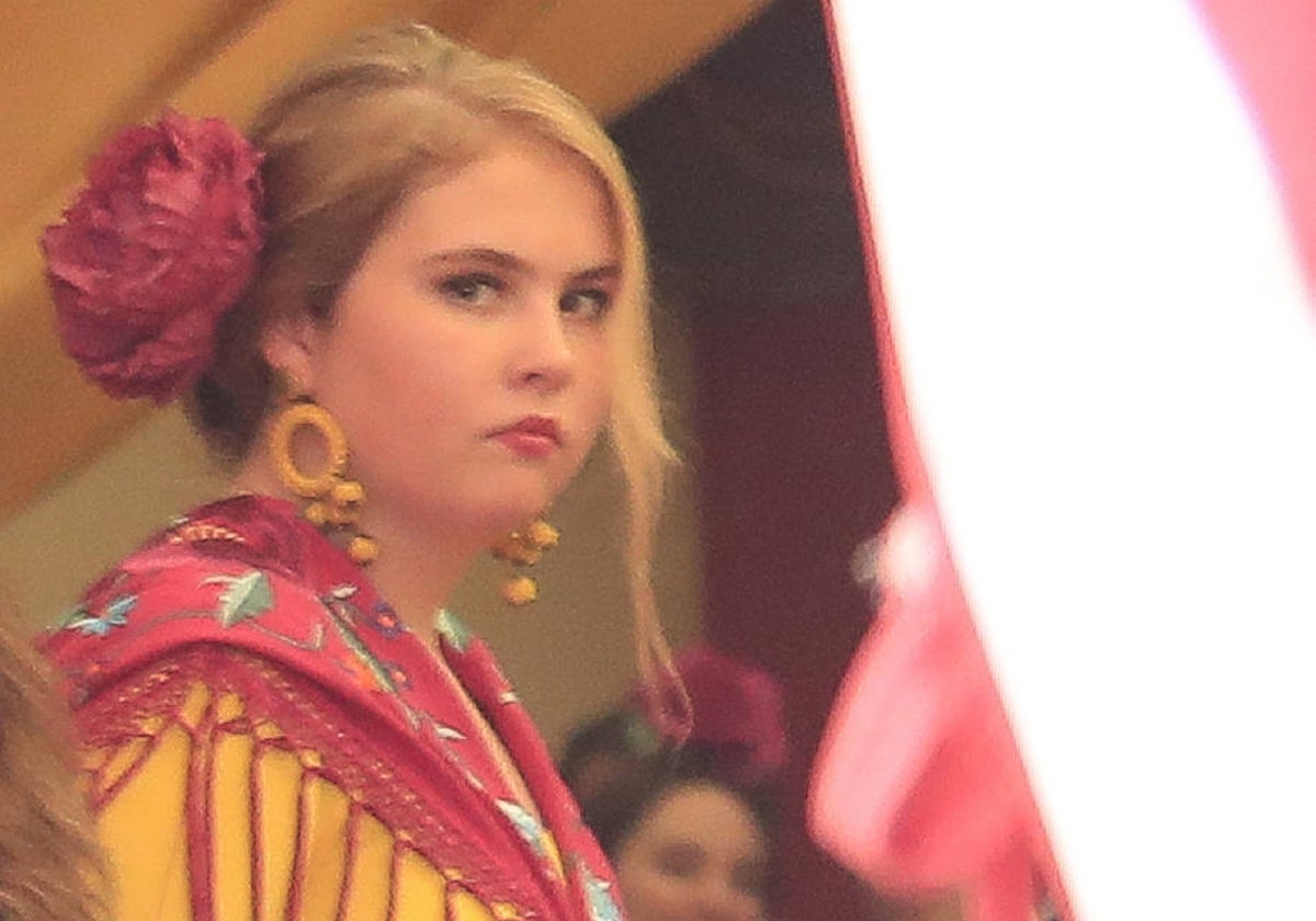 Amalia de Holanda en la Feria de Abril de Sevilla