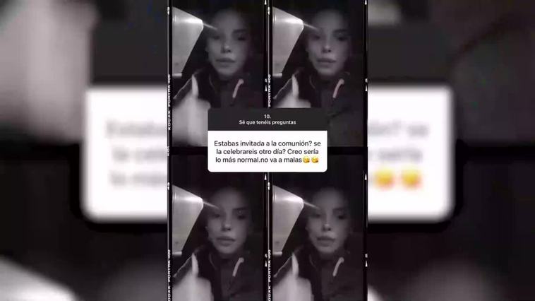 Gloria Camila explica por qué no asistió a la comunión de su hermano