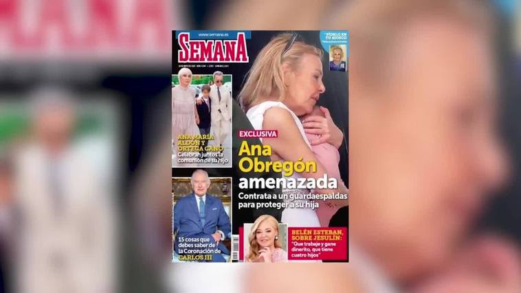 Ana Obregón, preocupada por el bienestar de su nieta, contrata a un guardaespaldas