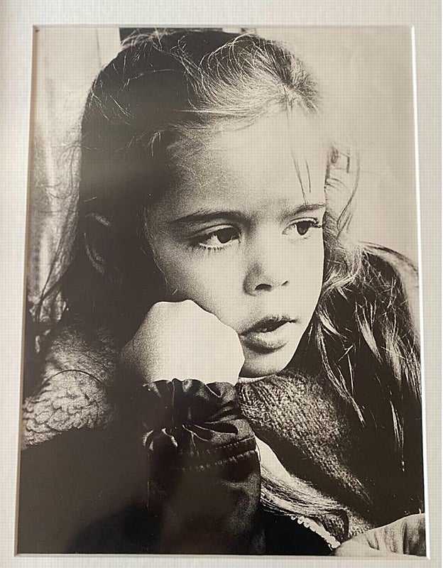 María Adánez de pequeña