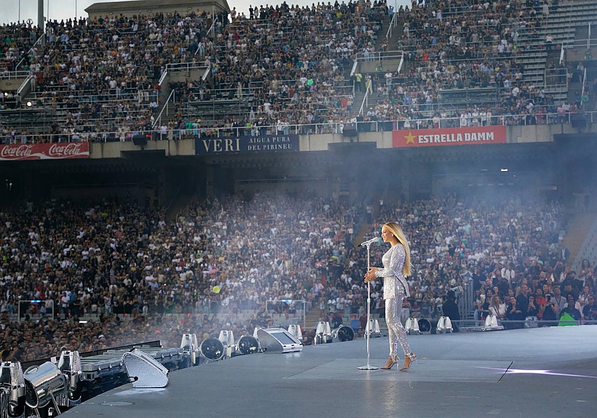 Byencé ante 53.000 personas durante su concierto en Barcelona