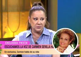 Desvelados audios exclusivos de Carmen Sevilla en los que habla de su hijo y su exmarido