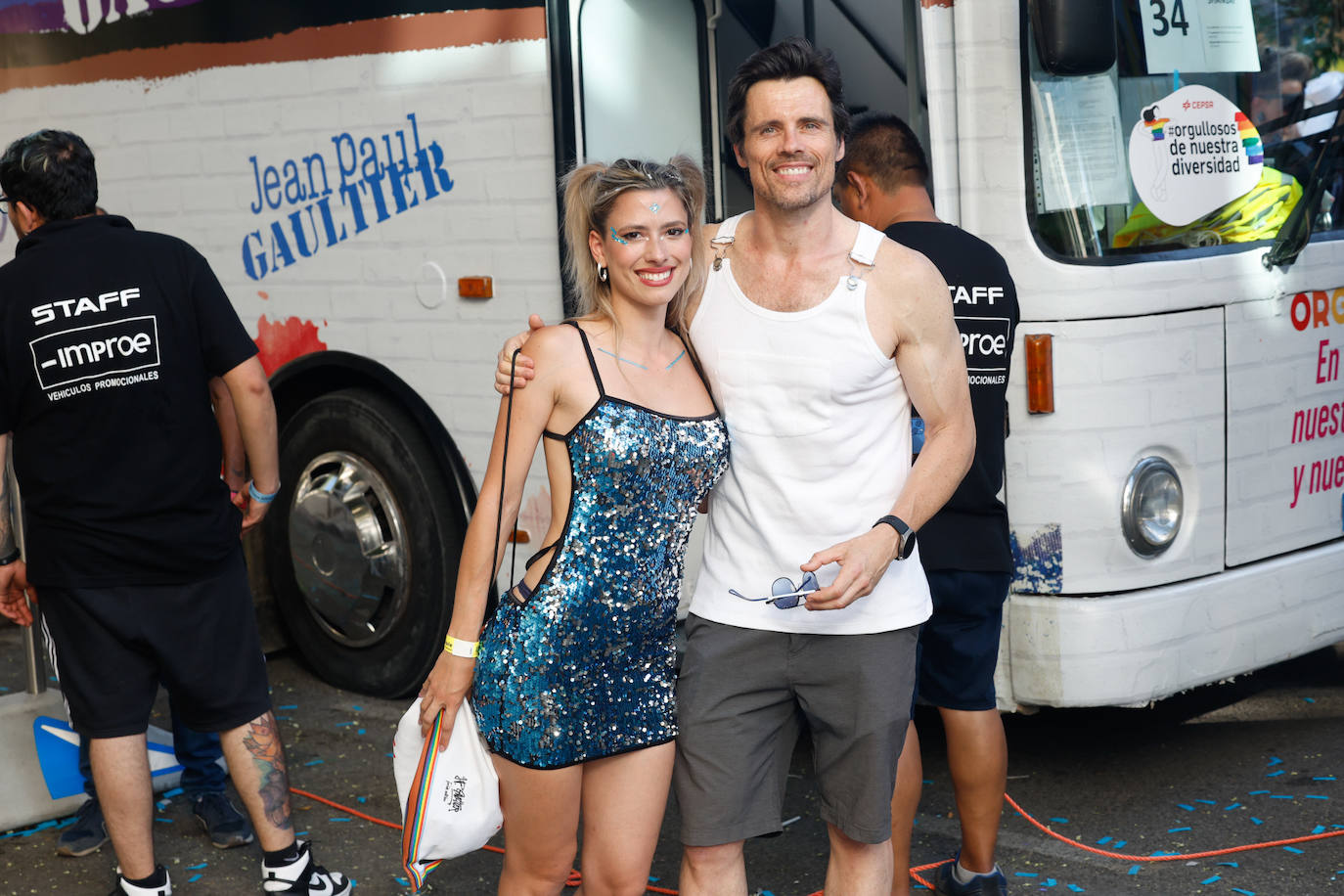 Los actores Anna Senan y Octavi Pujades