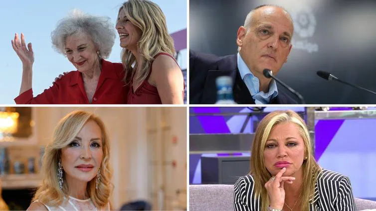 Belén Esteban, Javier Tebas, Marisa Paredes, Carmen Lomana... ¿a quién votan los famosos en las elecciones?