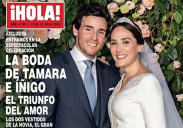 El vestido de novia de Tamara Falcó y todos los detalles de su boda: ¡Hola! publica su portada más esperada