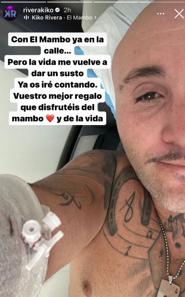 Kiko Rivera mediante historias de Instagram