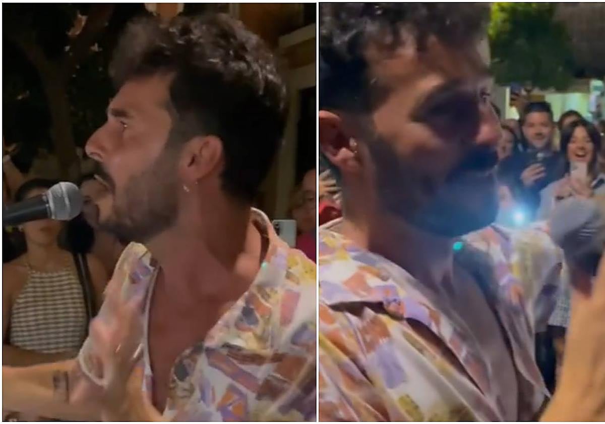 Antoñito Molina durante su actuación en El Salvador.