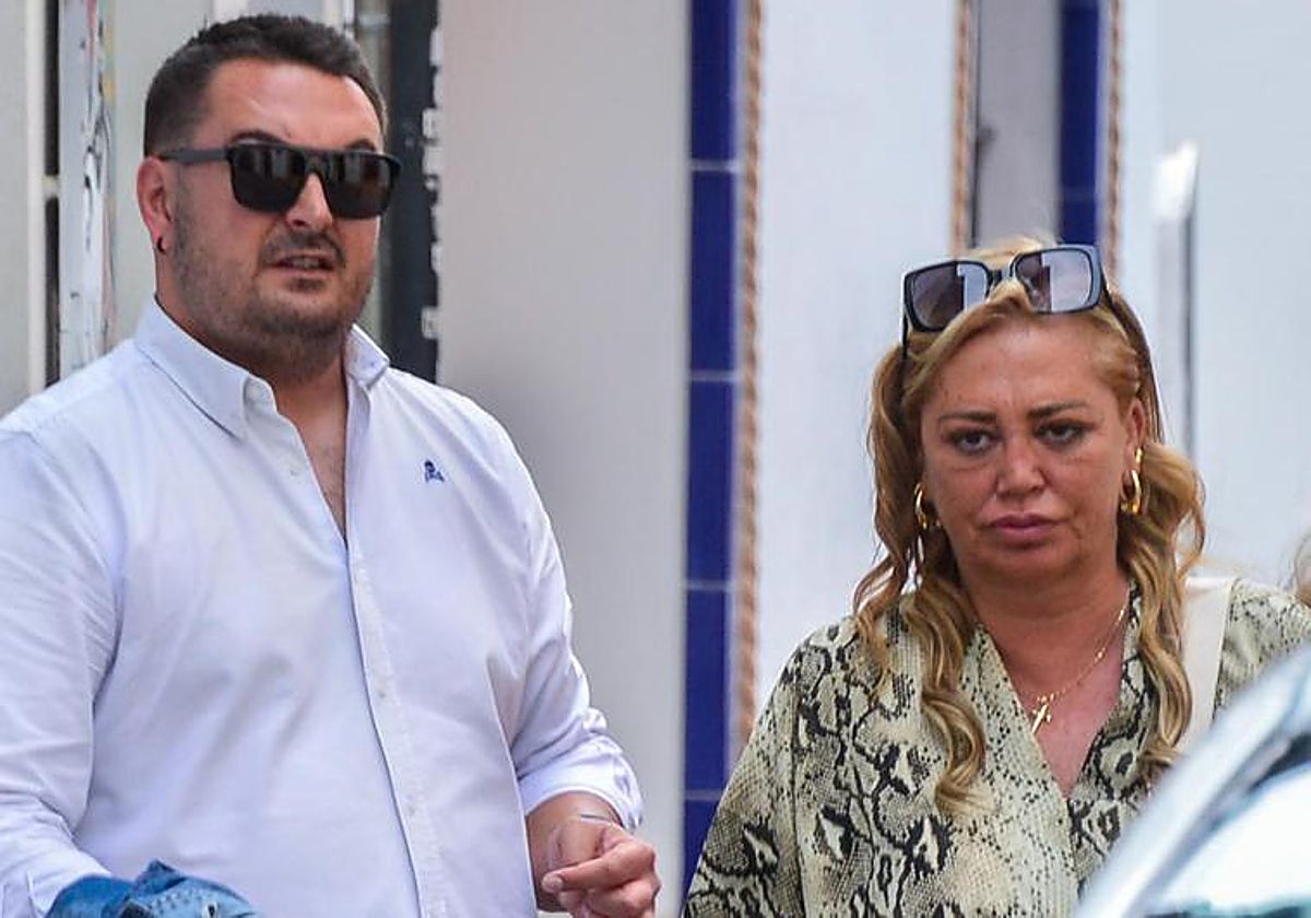 Belén Esteban y su. marido Miguel