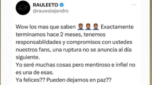 Rauw Alejandro estalla como nunca y después se arrepiente y elimina el mensaje