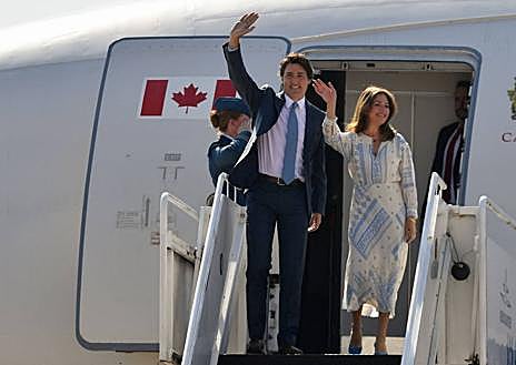 Imagen secundaria 1 - Distintos momentos de la vida en común de Justin Trudeau y Sophie, su esposa