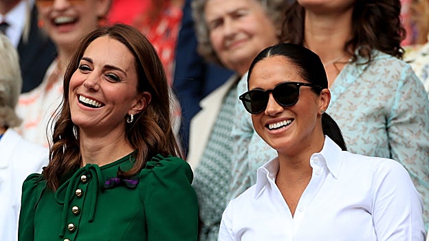 Kate Middleton y Meghan Markle en la final del Campeonato de Wimbledon en 2019