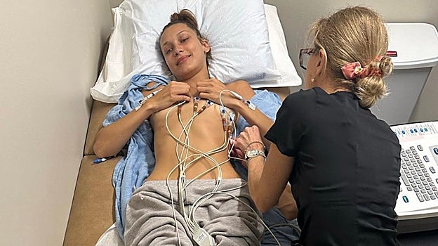 Bella Hadid durante su tratamiento contra la enfermedad de Lyme