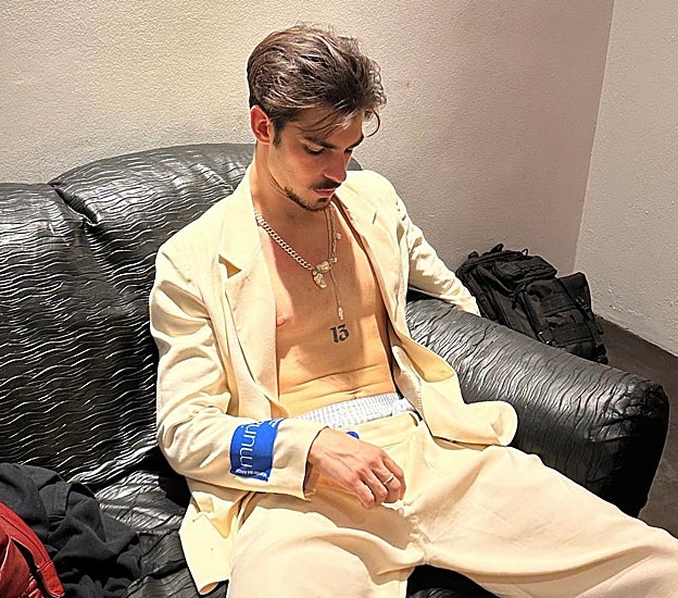 Xavibo después de un concierto en Argentina