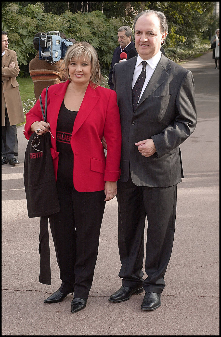 María Teresa Campos en la entrega de los Premios Ondas 2002, en la que recogió el Premio Ondas a la Trayectoria o labor profesional más destacada