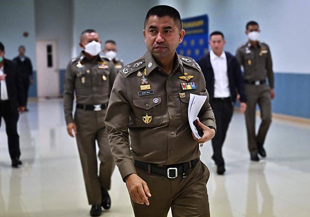 El subjefe de la policía nacional de Tailandia, Surachate 'Big Joke' Hakparn
