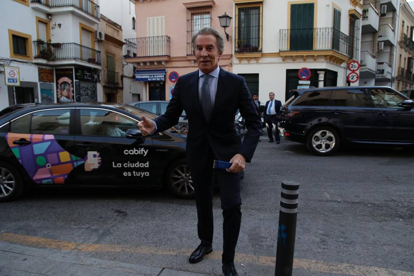 Alfonso Díez,  llegando a San Román