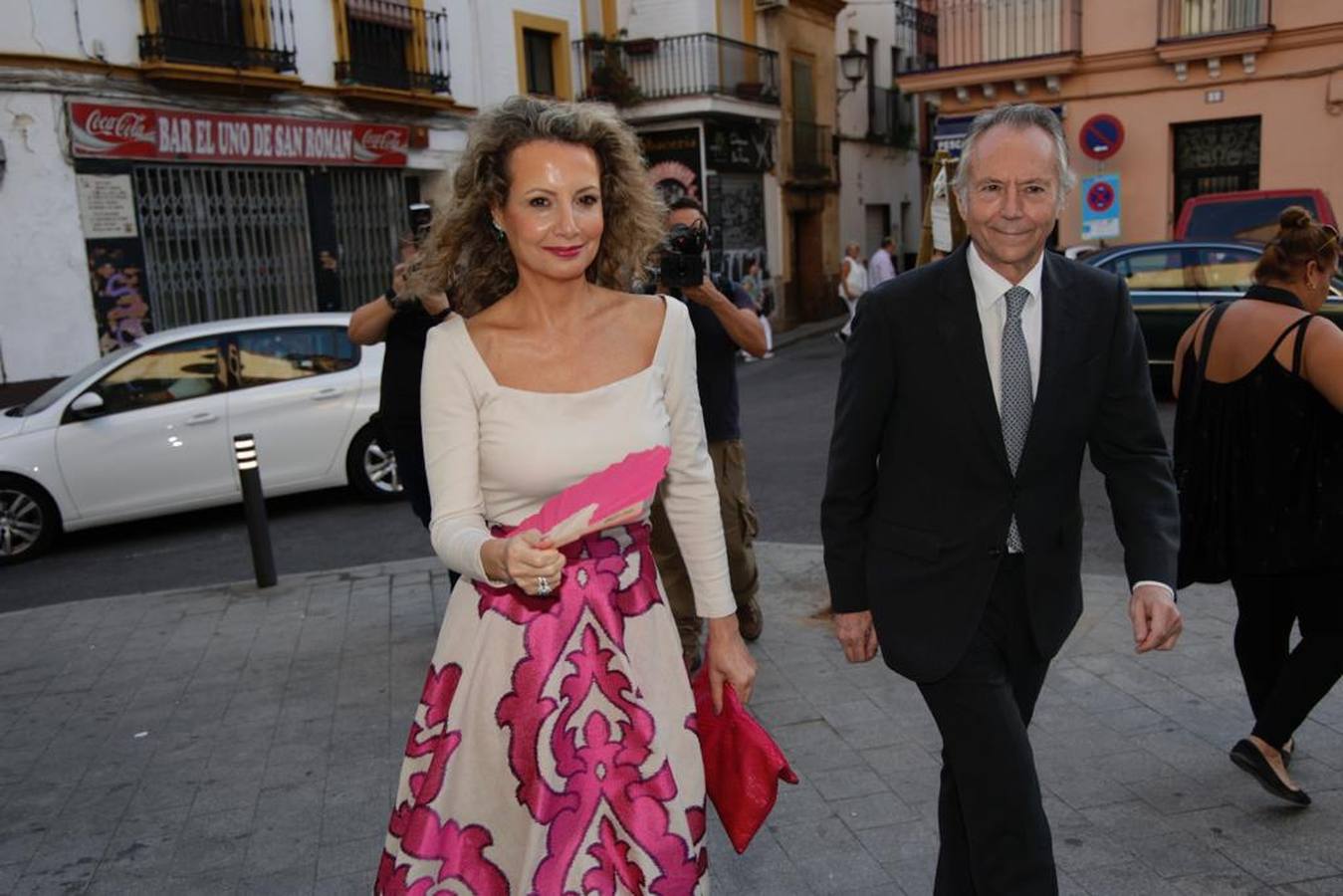 José Joly, acompañado por su esposa