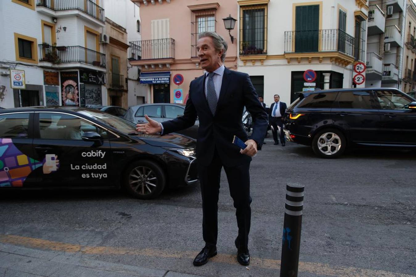 Alfonso Díez, llegando a San Román