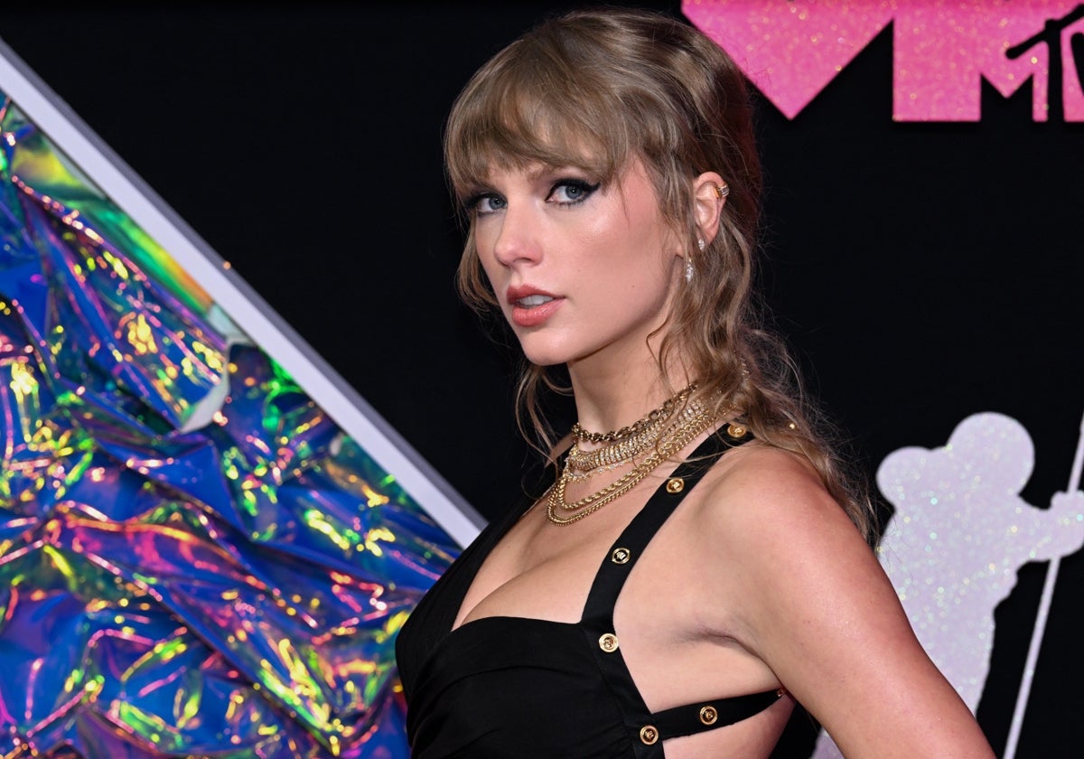 Taylor Swift hace unas semanas en la entrega de unos premios musicales