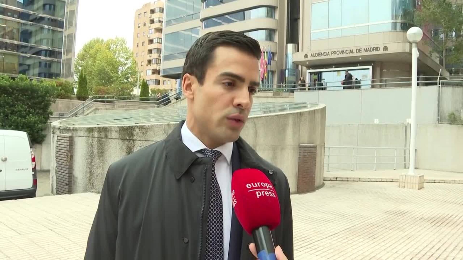 El abogado de Edwin Arrieta se pronuncia después de que Sancho se declare &quot;no culpable&quot;