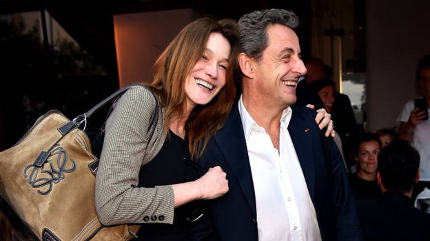 Nicolas Sarkozy y Carla Bruni