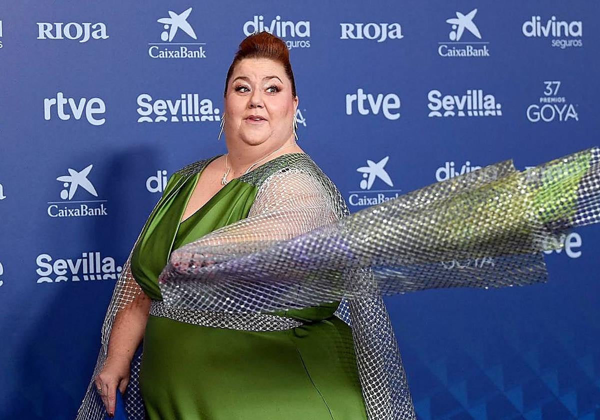 Itziar Castro, durante la gala de los Goya 2023