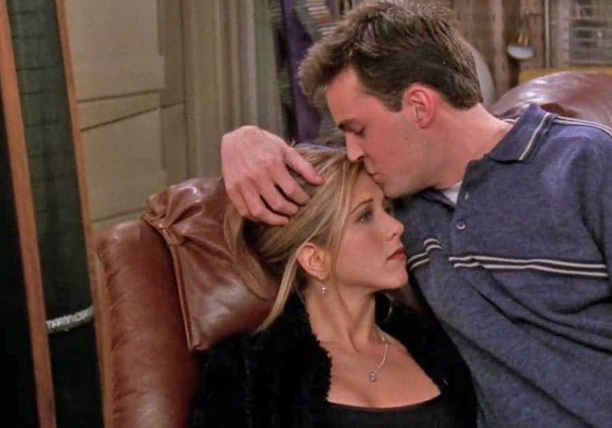 Jennifer Aniston y Matthew Perry en 'Friends'